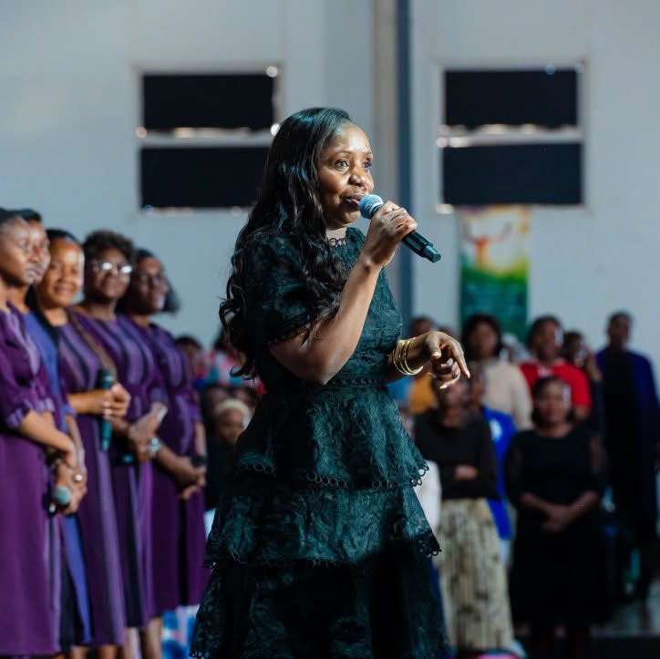 Apostle and pastor leading worship session at Heartfelt Ministries